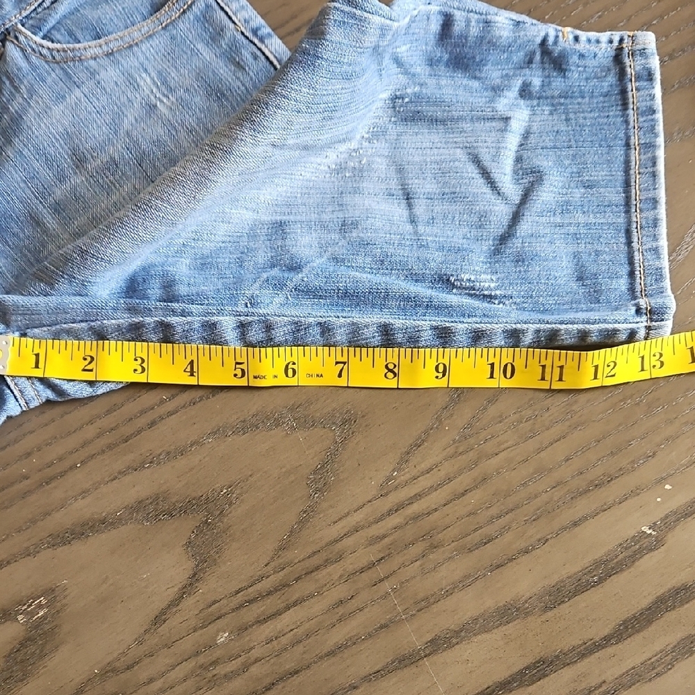 Cache‎ Blue Denim Bermuda Shorts Sz 2 - Picture 6 of 10